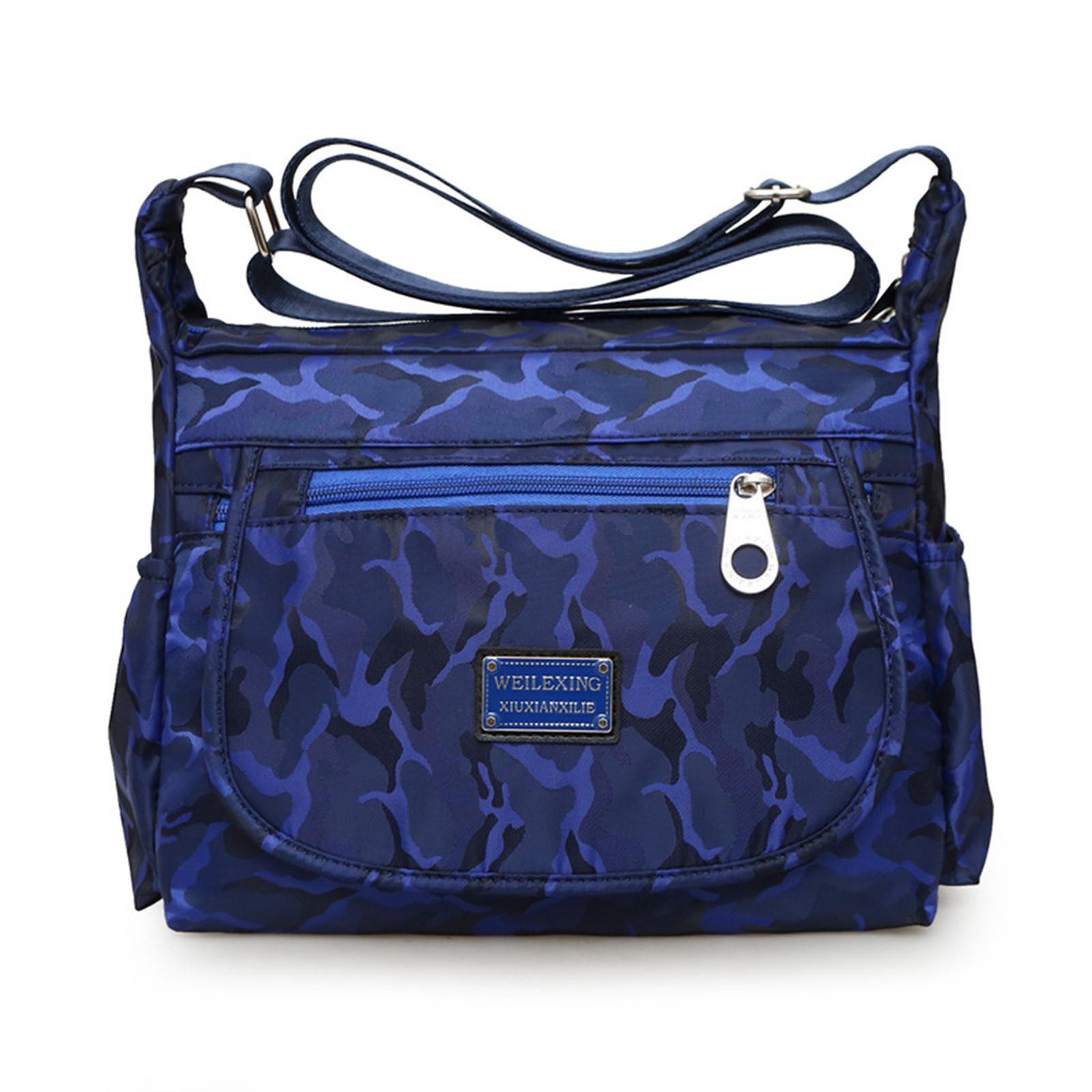 

Sagit женская модная нейлоновая сумка-мессенджер на одно плечо водонепроницаемая сумка через плечо One Size синий