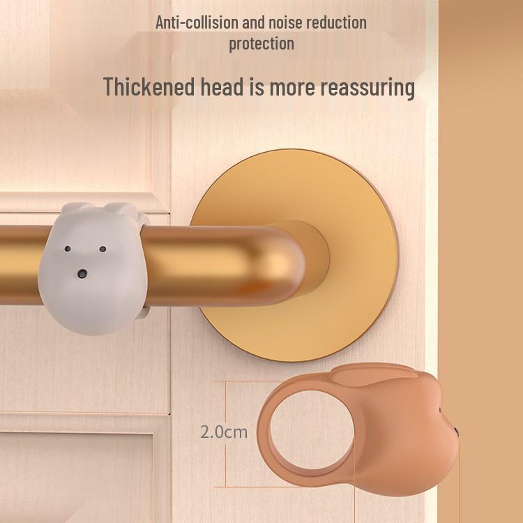 Get 2 Free: Silicone No-Punch Door & Window Anti-Collision Pads