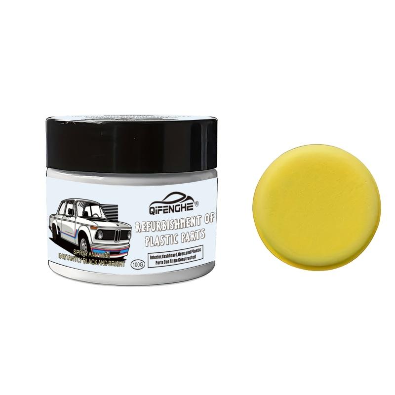 Car Plastic Polishing Wax, Maintenance Care Agent, Tires Prevent Cracking and Aging, Restore Interior/seat Gloss