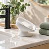 Eco Friendly Soap Holder 3D Printed Dish, Self Draining Bar for Bathroom Home Organization Gift Sink Countertop, Modern Raised Tray Kitchen and Shower