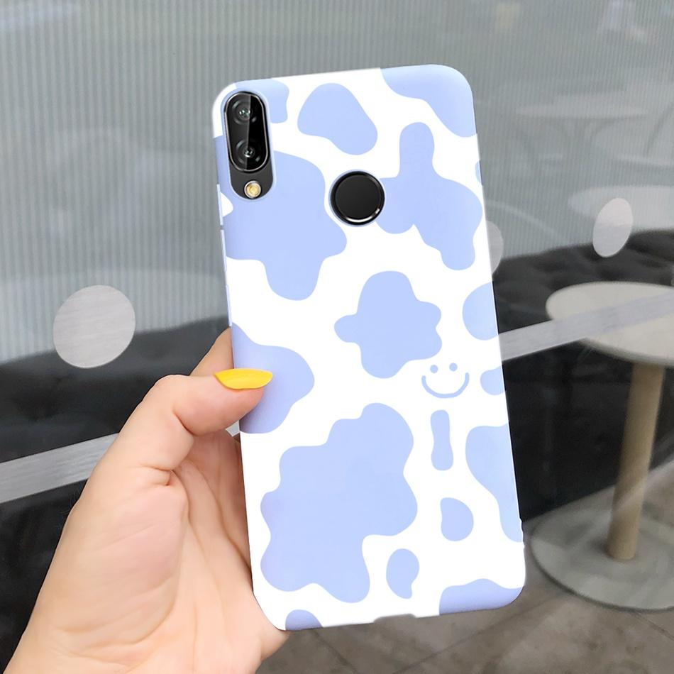 For Huawei P20 Lite Case Nova 3e ANE-LX1 ANE-LX2 Cute Cartoon Candy Color Silicone Phone Cases For Huawei P20lite Soft TPU Cover