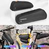 ROCKBROS Frame Bag, Bicycle Top Tube Bag, Waterproof Saddle Bag, 2.5L, Wear-Resistant, Cycle Bag, Road Bike Frame Saddle Bag, Easy Installation