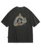 CPGN STUDIO Rain Teddy Pigment Short Sleeve T-Shirt Smoke Black