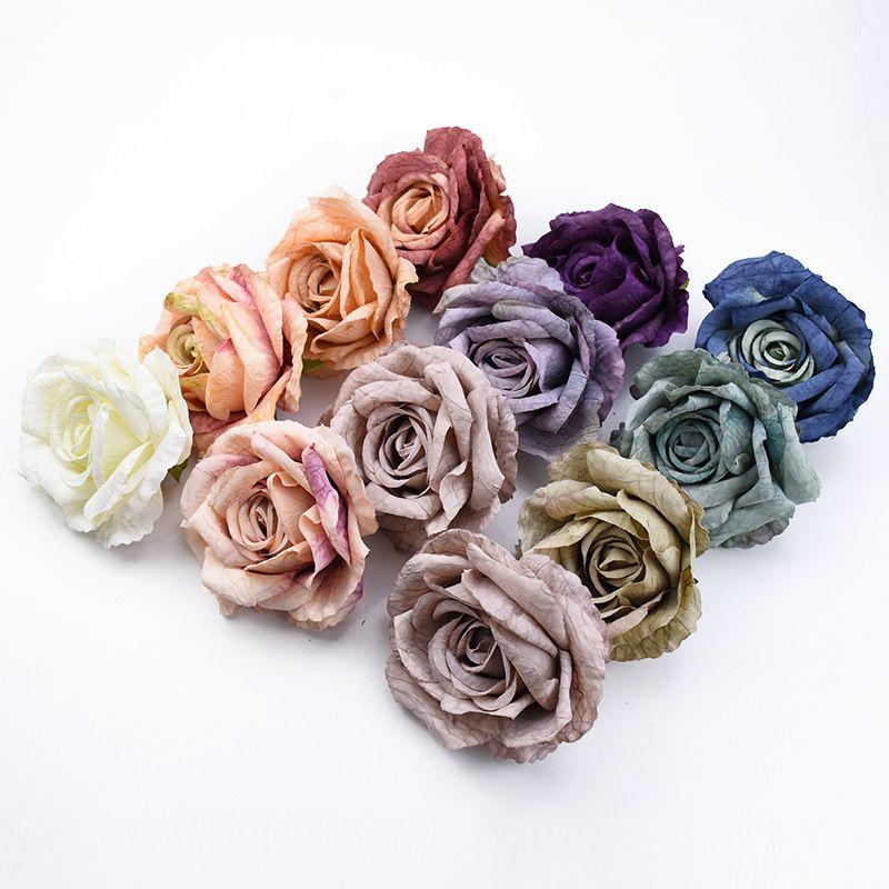 Artificial Flowers Silk Roses Hotsale Festival Home Vase Outdoor UV Protection Garden Arch Wedding DIY Gift Box Cheap Decoration