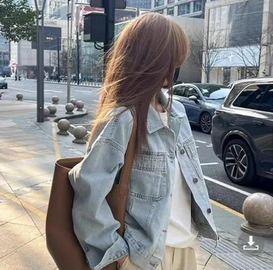 2025 Women's Short Slim Hooded Denim Jacket – Korean Style, Long-Sleeved, for Spring & Autumn Students