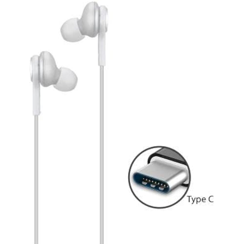 SAMSUNG AKG Earphones Original USB Type C In-ear Earphones Headphones with Remote Control & Mic B...