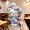 Cute Wishing Star King Cartoon Plush Doll Backpack Pendant Keychain Toy Soft Stuffed Animal Bag Charm Gift For Kids