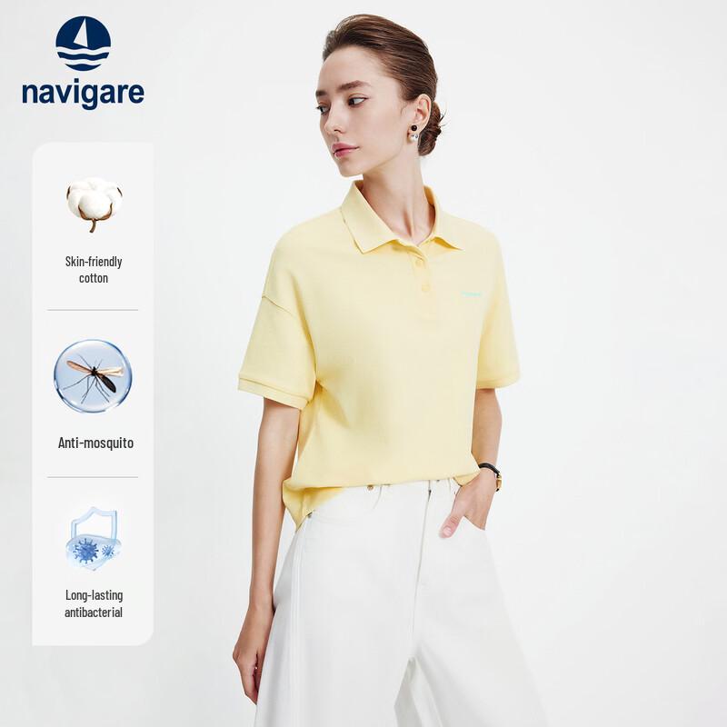 Navigare Women s Summer Anti-Mosquito Cotton Polo Shirt L