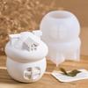 Simulation Mushroom House Silicone Candle Mold DIY Handmade Aromath Soap Plaster Resin Craft Casting Molds Home Decor Art Gifts