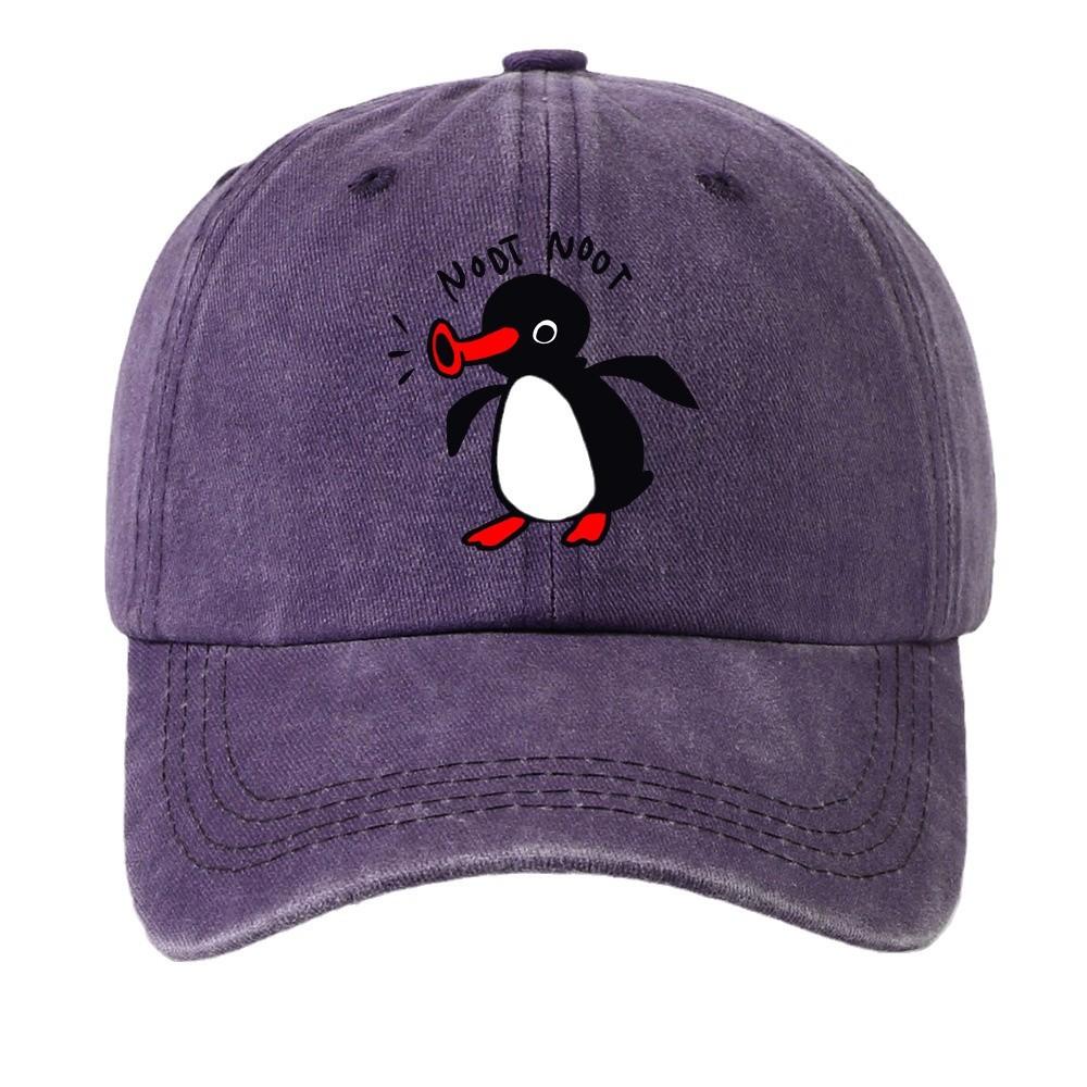 Men Hats Women Visor Protection Snapback Pingu Pinga Penguin Tv Caps Noot Baseball Cap All-Match Trendy For Daily