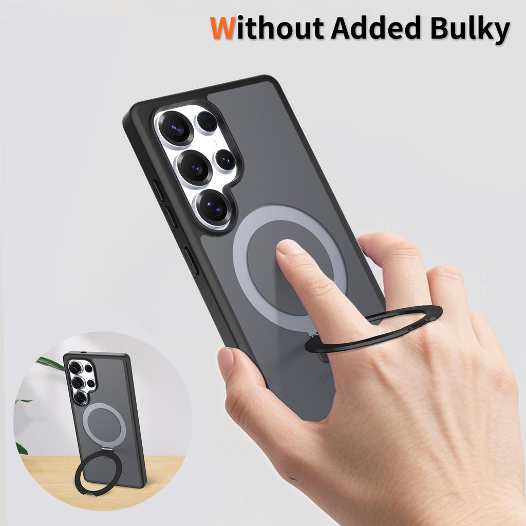 Handyhülle mit magnetischem Ringhalter für Samsung Galaxy S26 Ultra, A57, S25, S24 FE, S23, S26 Plus, A17, A37, A16, A56, A36, A26