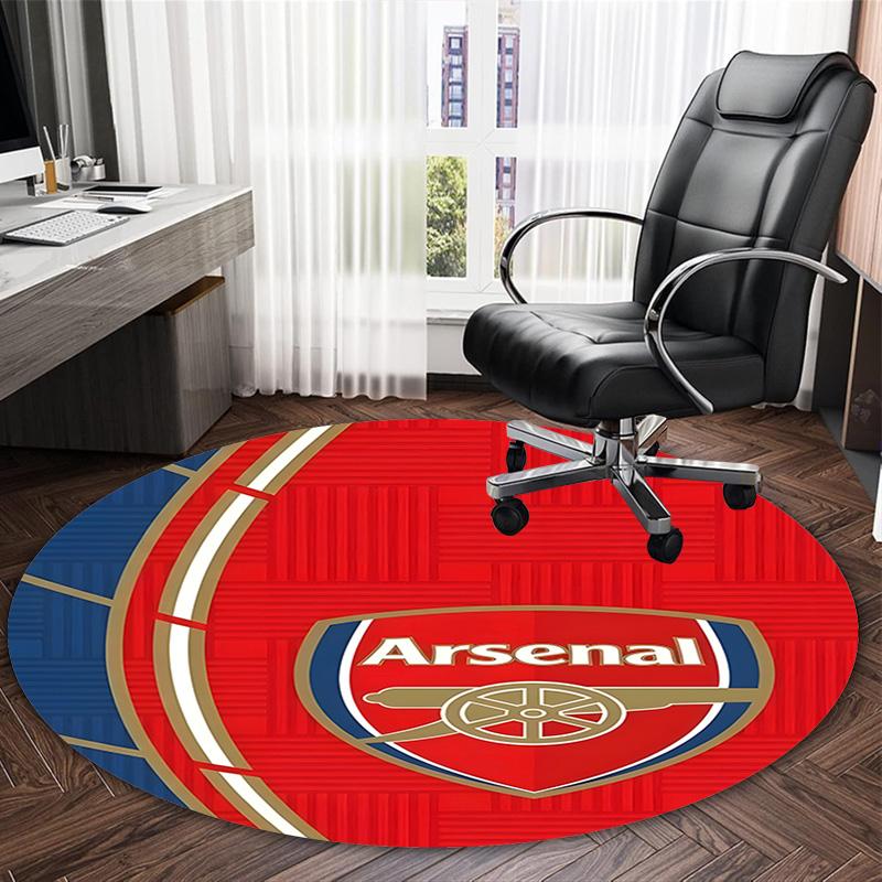 1 st A-Arsenal Matta, Rund Matta, Bekväm, Lämplig för Entréer, Vardagsrum, Kontor och Sovrum, Juldekoration
