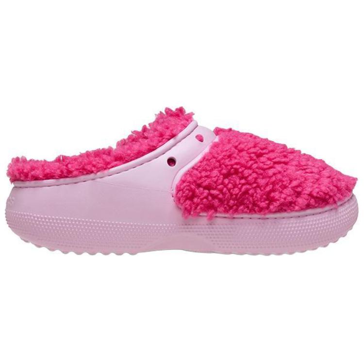 Crocs Simple Versatile EVA Anti-Wear Closed-Toe Slippers Women Slippers Pink 211327-6ZQ