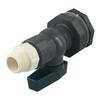 3/4 Inch Tap Bulkhead Screw Connection Valve PVC Rainwater Container Valve
