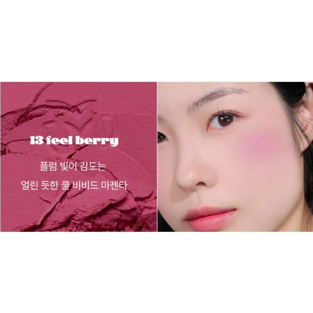 Flutter Cheek Langanhaltender, matter Rouge 13 Peel Berry
