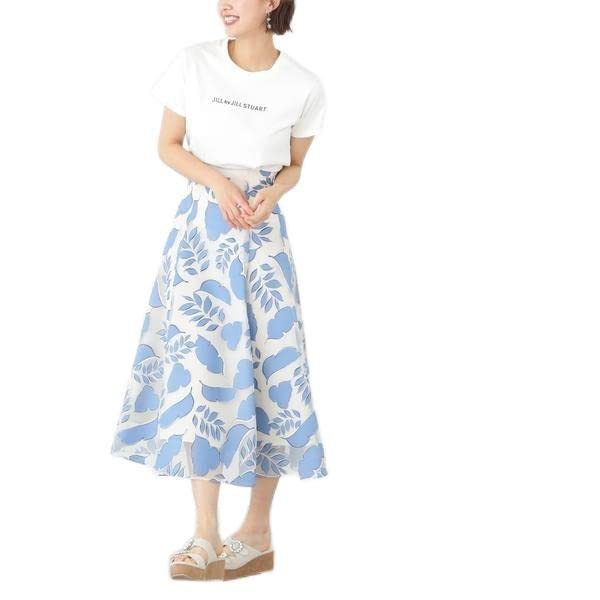 Jill by Jill Stuart Sea Flower Opal Flare Skirt