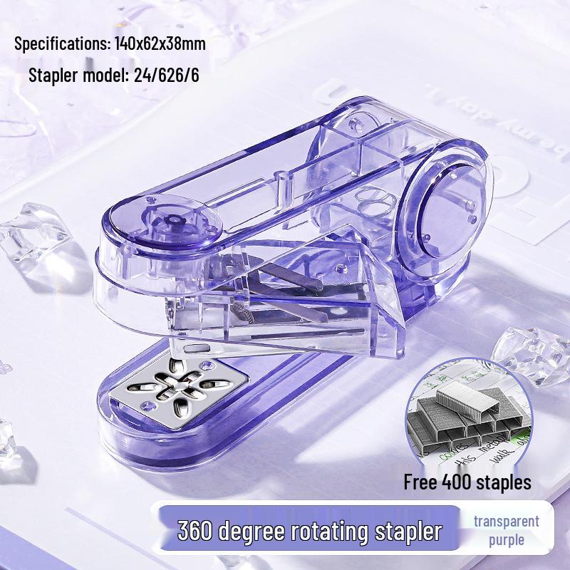 

Kaba Bear 360° Вращающийся степлер для сшивания по центру - Многофункциональный и портативный для студентов и офисного использования