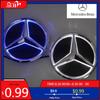GLC GLB Grilă Frontală Mașină Logo Lumină Față Oglindă LED Emblema Pentru Mercedes Benz W166 GLS350 AMG/GLS63 X205 Emblema Decorativă Luminoasă
