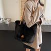 Women Plush Shoulder Bag Fluffy Furry Satchel Bag Large Capacity Fuzzy Purse Handbag for Work Travel Shopping