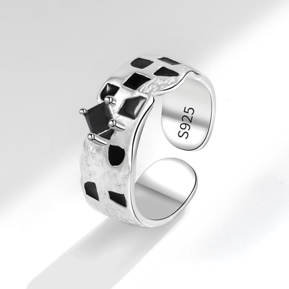 Ring Unique and Personalized Personalised Minimalist Love Heart Ring Female Sweet Cool Cold Wind Peach Heart Open Index Finger Ring Do Old Jewellery