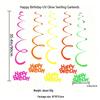 Φωσφορίζουσα Κορδέλα 'Happy Birthday' με Αστέρια - Διακόσμηση Πάρτι