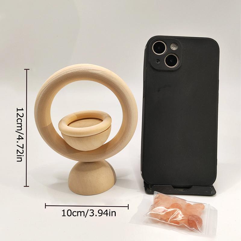 A Set Vertical Diffuser Wood Aromatherapy Wood Log Breeze Large Wooden Ring