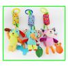 Baby Toy Plush Bed Hanging Pendant Baby Plush Cute Cartoon Animal Wind Chime Stroller Hanging Teether Stroller for Newborn Gifts
