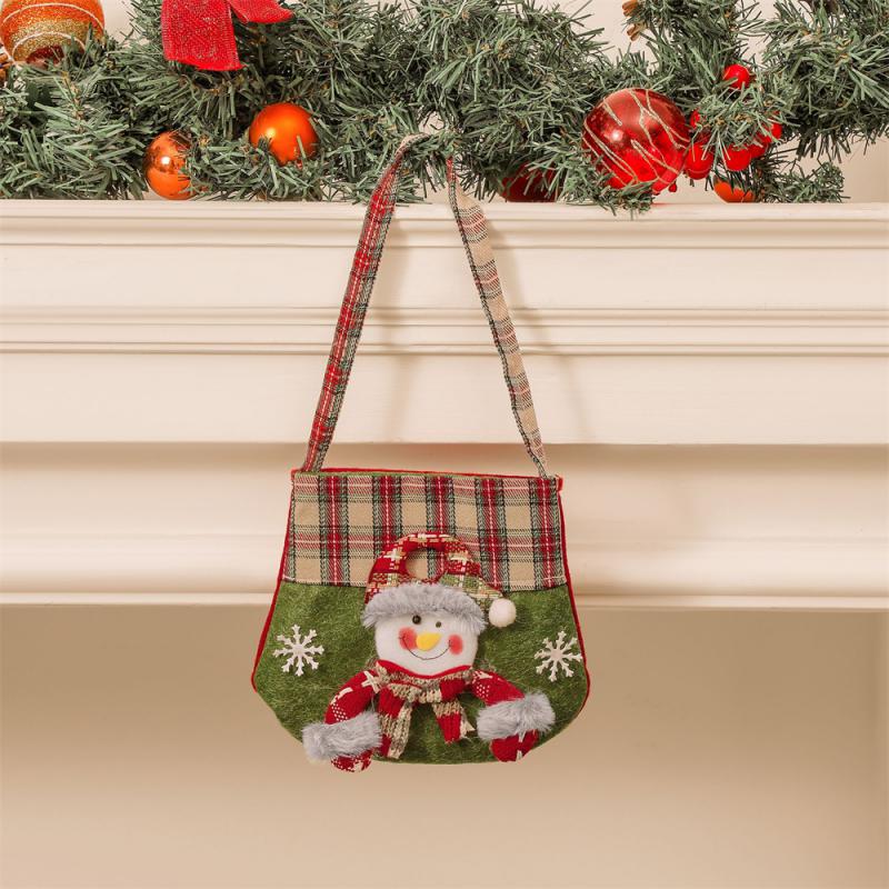 1/2PCS Candy Bag The Perfect Holiday Gift Christmas Christmas Decoration Supplies Trend Santa Claus Themed Bag Gift Bag
