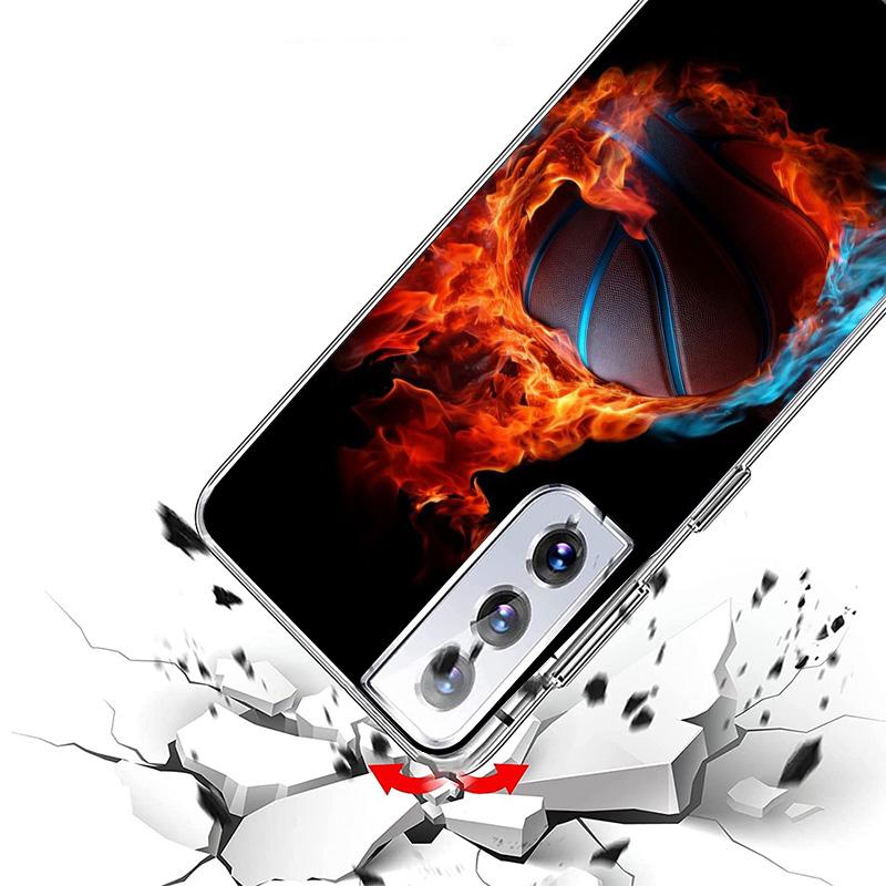 Basketball Basket Play Phone Case For Samsung Galaxy S24 S25 Edge S26 Ultra S23 S22 S21 Plus S20 FE + Personalized Print Cover G