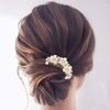 Französische Retro U-Form Dutt Haarnadeln Clips Elegant Perle Blume Haarkämme für Frauen Mädchen Mode Haarnadel Legierung Haarspange Geschenke
