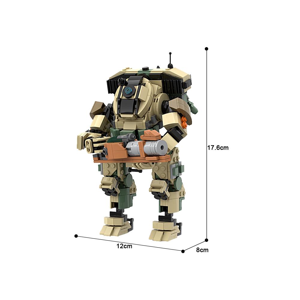 Gobricks BT-7274 Titan Classe Vanguard Mattoncini Gioco Titanfall 2 FS-1041 Titan Blocchi da Costruzione NORTHSTAR Titan Mattoncini Giocattolo Regalo Bambino