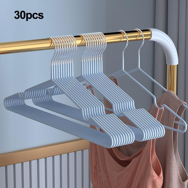 Metal Traceless No-slip Clothes Hangers, Durable Strong Clothes Racks, Household Space Saver For Organization Of Bedroom