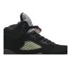 Air Jordan 5 Retro OG BG 'Black Metallic' 2016 (Unisexe) Chaussures de Basketball Enfant Noir / Rouge Flamboyant / Argent Métallisé / Blanc 845036 003