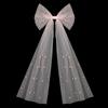 Brautschleier Schleife Haarspange Schmuck Braut Modernes Kopfschmuck Blingbling Haarschmuck Braut Hochzeitsfeier
