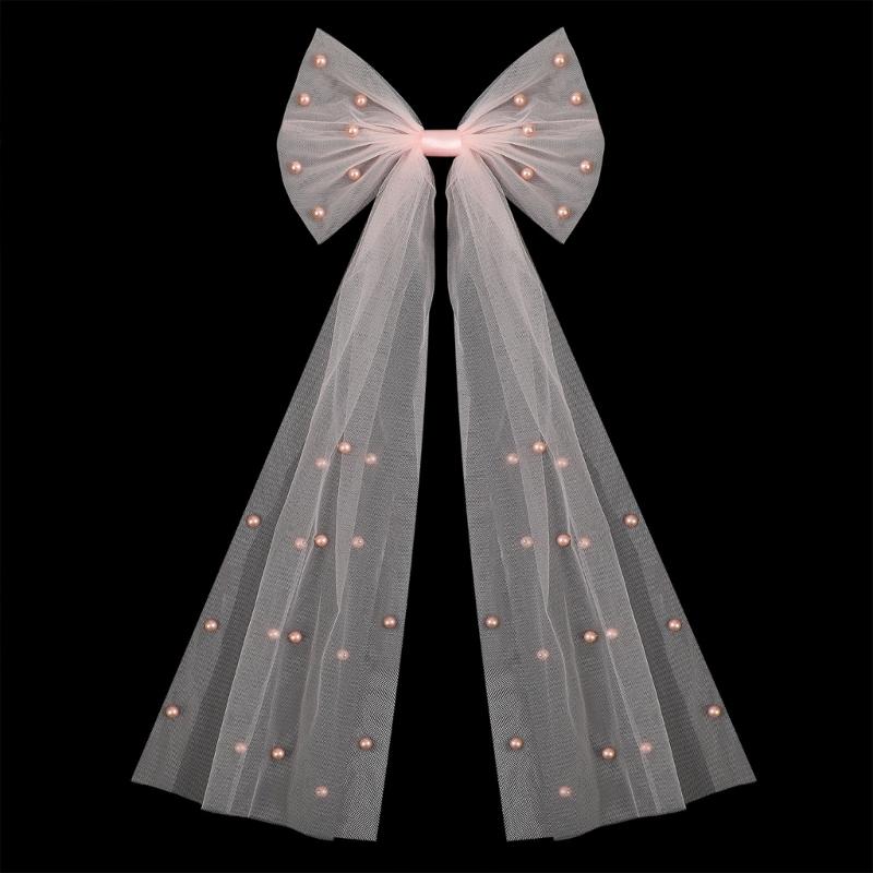 Brautschleier Schleife Haarspange Schmuck Braut Modernes Kopfschmuck Blingbling Haarschmuck Braut Hochzeitsfeier