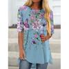Tricou cu imprimeu 3D cu fluture floral de vară, îmbrăcăminte de stradă, pentru femei, la modă, ocazional, tricou Y2K, tricou, pentru femei, îmbrăcăminte supradimensionată pentru femei