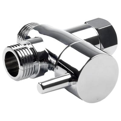 T-Adapter 3 Way Shower Head Diverter Valve Copper Prevent Water Leakage 3 Way Switch Faucet Valve Durable Three Function