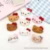 Cartoon KT Cat Doll Pendant: Cute Brooch for Clothes, Scarves, Hair Accessories