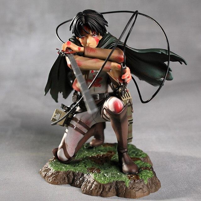 36cm Mikasa Ackerman Attack On Titan Anime Figure Rival Shingeki No Kyojin Levi Ackerman Action Figure Collection Model Doll Toy