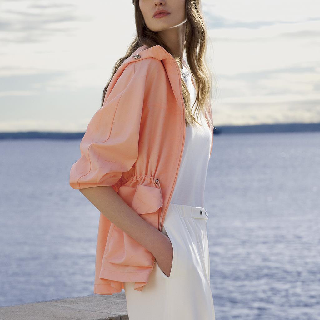 Fila Emerald Fashion Casual Hooded Loose Jacket Women Jackets F11W524701F-ZA