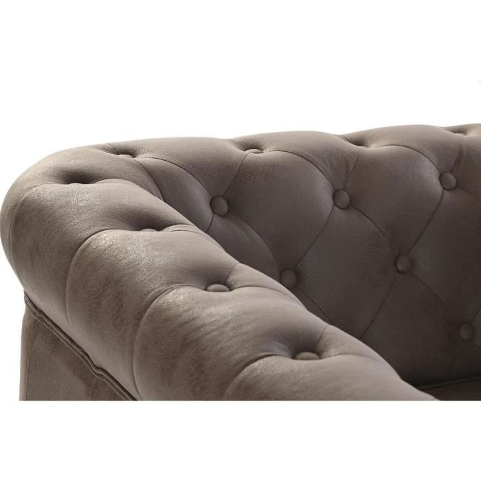 Fauteuil - Bois Brun Foncé - 80 x 80 x 70 cm - Vintage