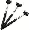 Telescopic Back Scratcher Scratching Backscratcher Massager Metal Stainless Steel Tool with Carrying Bag