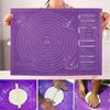 Silicone Pastry Mat Non Slip Large Non Stick Silicone Baking Fondant Mat Pie Pizza Cookies Easy Clean Kneading Mat with Scale