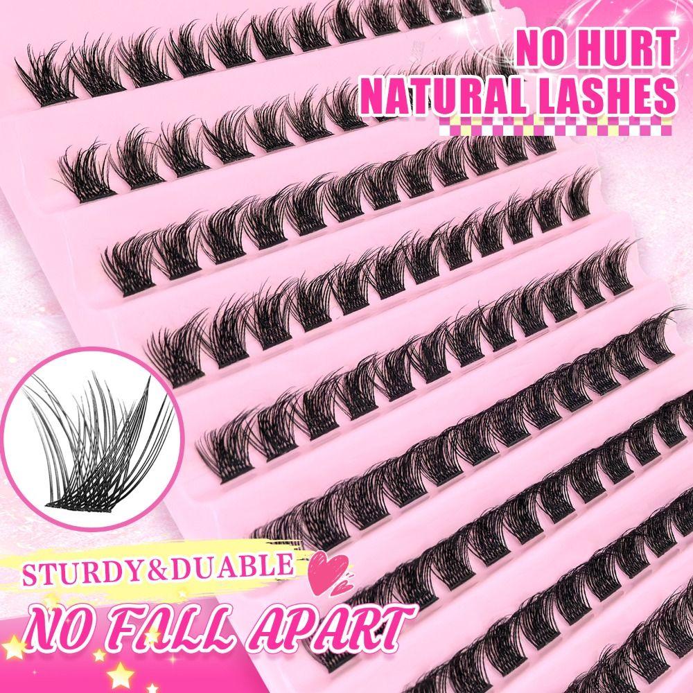 Natural Look False Eyelashes Wispy Style Fake Eyelash 3D Faux Mink Lash Makeup Enhancement
