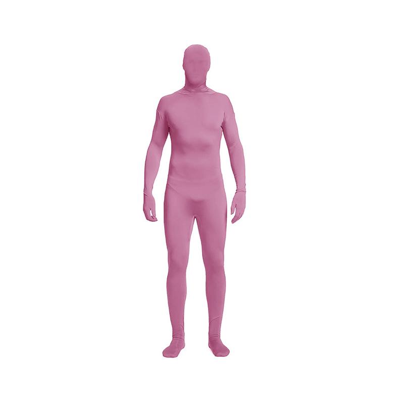 Fluorescent Color Zentai Invisible Jumpsuit Cosplay Costume Bodysuits Halloween Skin Tight Suit Stretch Disappearing Jumpsuit