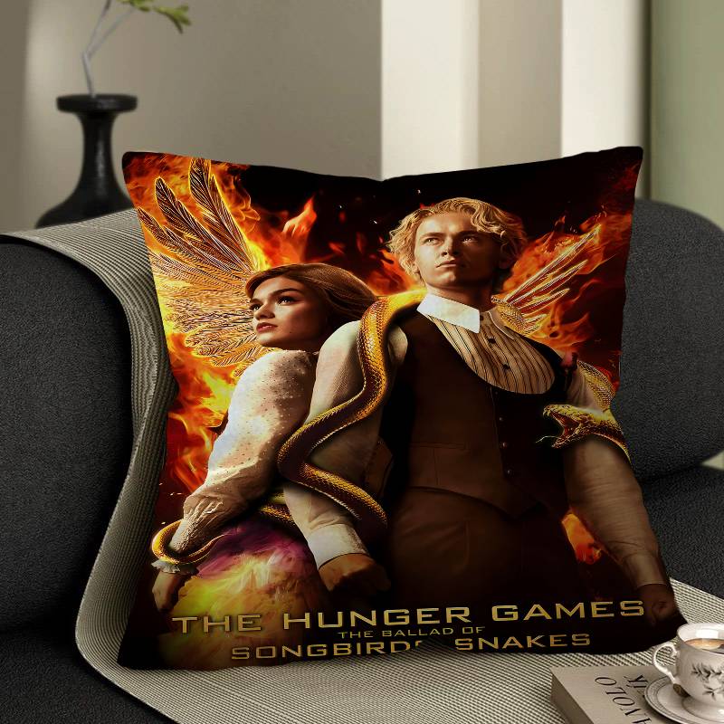 Classic Movie The Hunger Games Pillow Cushion Cover Pillowcase Living Room Sofa Home Decor Customized