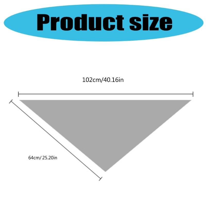 Women's Polyester Head Scarf With Dots Stylish Hair Cover Korean Style Triangled Scarf For Evening or Outdoor Daily Use