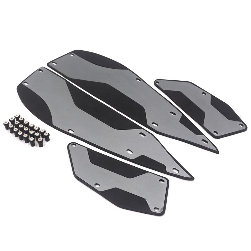 Motorcycle Foot Rest Plate Skidproof For XMAX300 Accessories XMAX 250 300 Aluminum Alloy Pedal Plate Modified Footrest