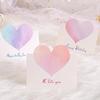 Love Heart Greeting Card Valentine's Gift Card Wedding Birthday Wedding Romantic Invitations Gifts Wishing Postcard
