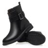 Damenstiefel, Winter, echtes Leder, Wolle, warme Damen-Kurzstiefel, große Größe, Damen-Motorradstiefel